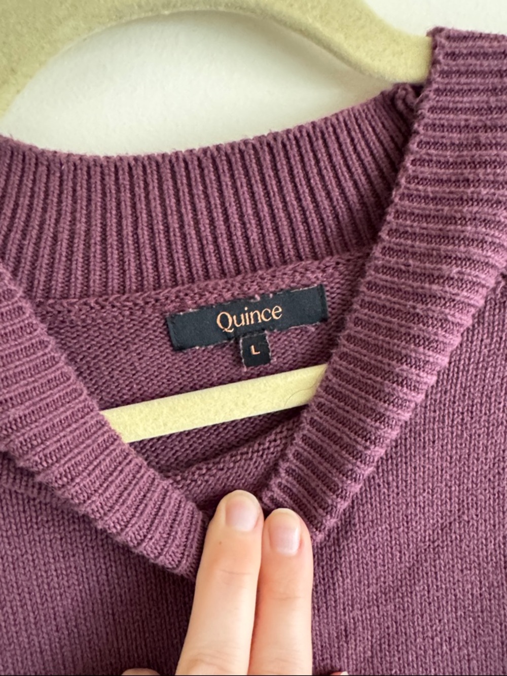 Quince mock neck Sweater in Plum - Picture 2 of 5